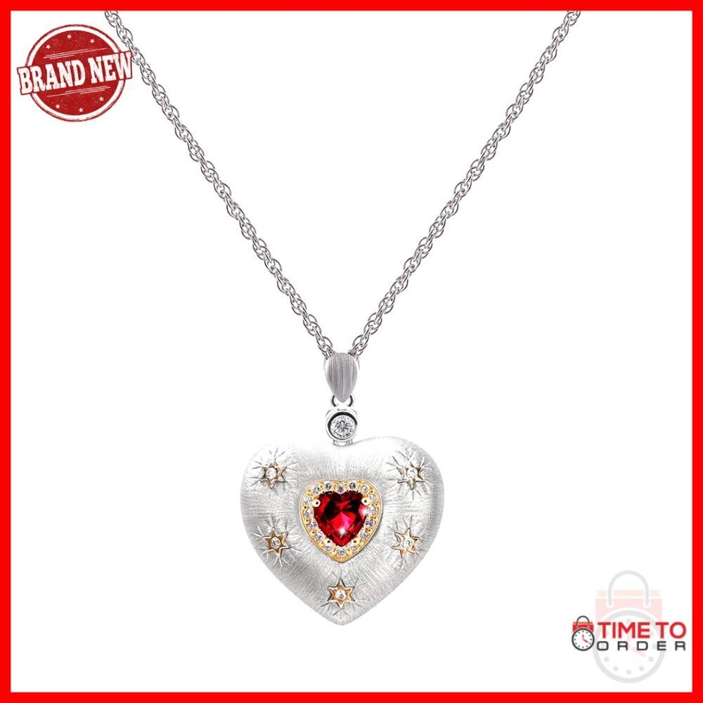 Sterling Silver Heart Pendant Necklace Elegant Minimal Chic Hypoallergenic Gift